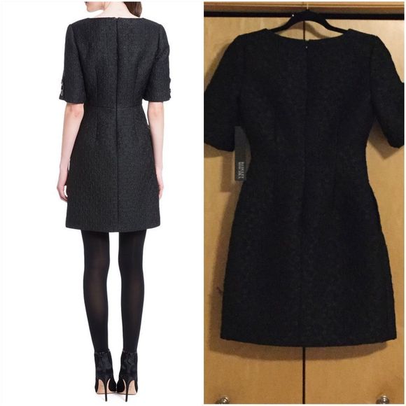 Badgley Mischka Jacquard Cocktail Dress - Picture 3 of 8